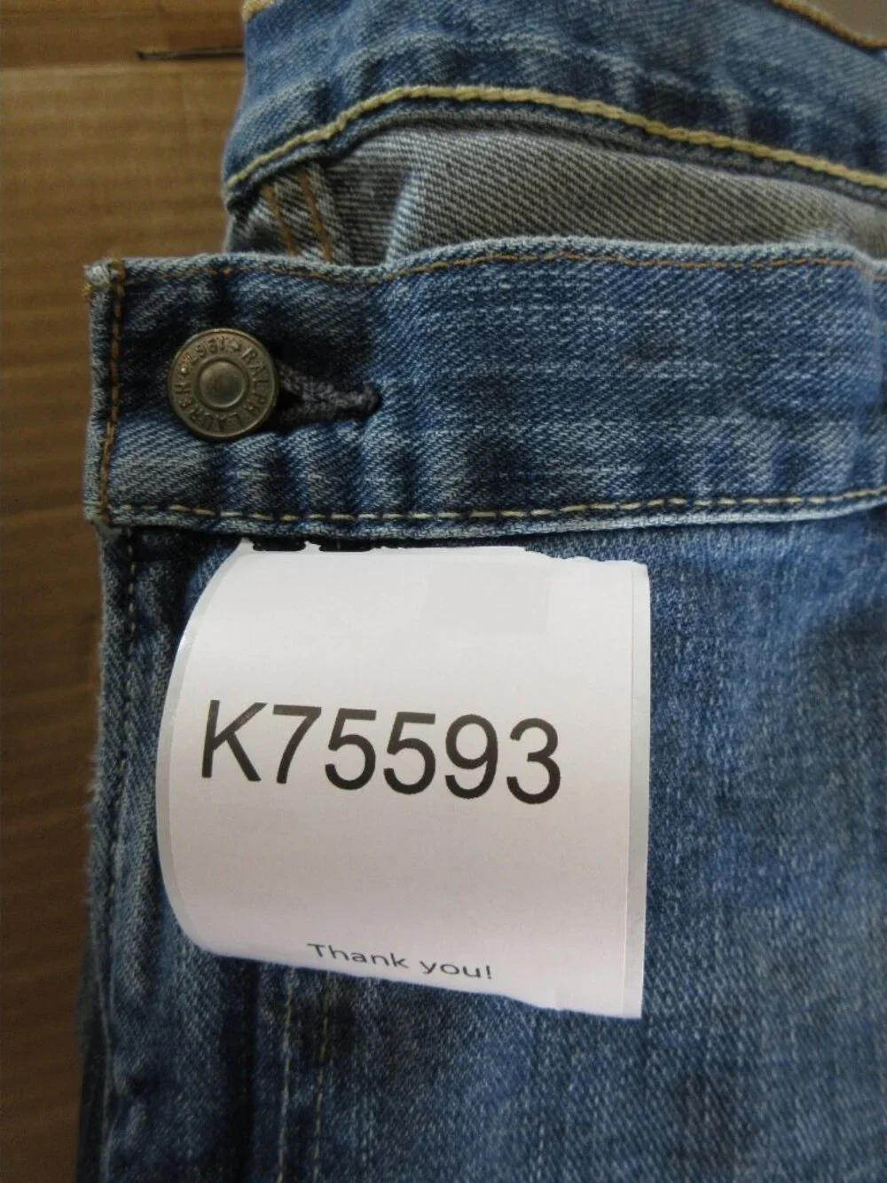 Polo Ralph Lauren Jeans 44X32 Big 867 Classic Fit Straight Leg Denim